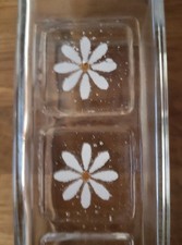 Unusual Glass Vase - Square