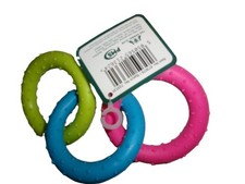 RUBBER RINGS CRUFTS DOG TOY
