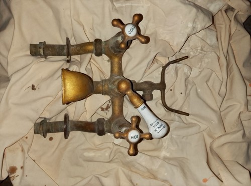 Vintage 1930s solid brass - , and