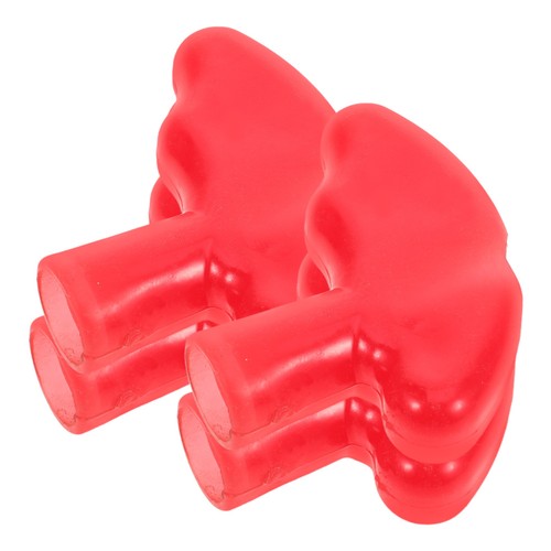 Red rubber pull start handle - red,