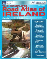 The Complete Road Atlas of Ireland by Ordnance Survey Ireland Spiral bound Book