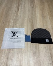 Louis Vuitton néo petit damier black and grey beanie
