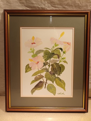 Original signed watercolour - signed,
