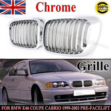 2*Chrome Kidney Grill Grille