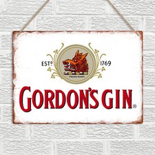 Gordon gin metal wall sign - gordon's,