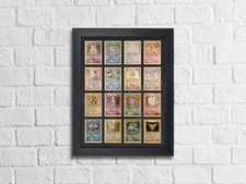 Black 16 Trading Card Frame