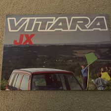 Suzuki Vitara JX Car Brochure - September 1993