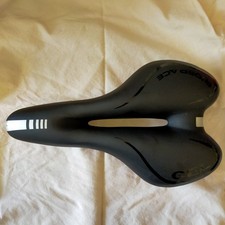 MBT Gel Seat. Unisexual Waterproof Saddle Black And Silver