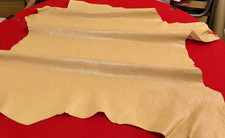 Champagne beige leather hides - leather,