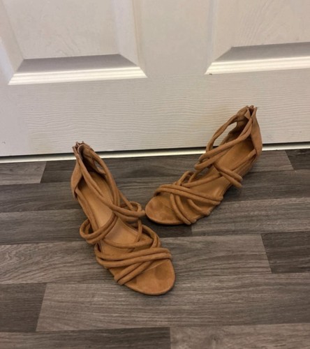 Matalan ladies brown low wedge