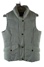 JOULES White Padded Gilet size