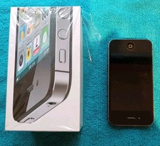 Apple iPhone 4s 16GB Smartphone - Black (Good Condition. Spares and repairs.+box