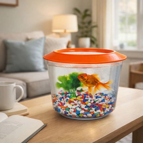 Goldfish small fish bowl - goldfish,