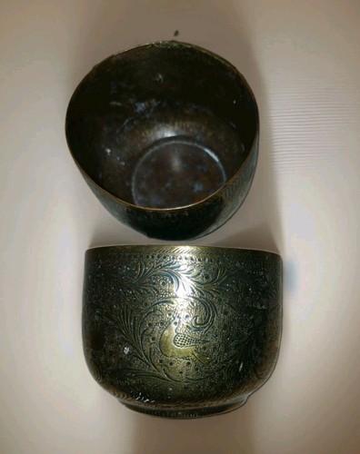 Vintage middle eastern etched - middle,