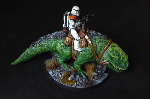 Painted dewback rider for - rider,