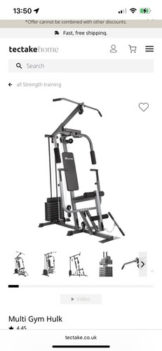 Tectake home gym - home,