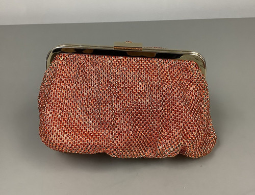 Zara orange shiny bag - zara,