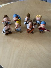 Lyon's Tetley Tea House Teafolk Collectables Set 8 Pieces Figures 1994-1995