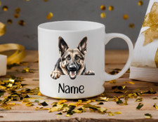 German Shepherd Dog Peeping