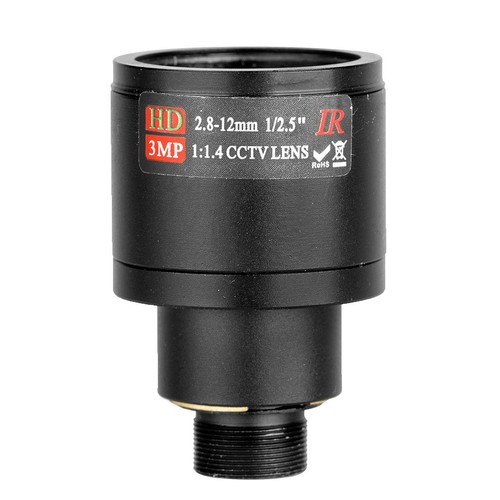 12mm varifocal lens - varifocal, 3mp