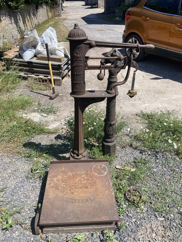 Rare cast iron sack - rare, millers