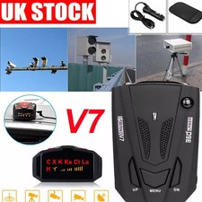 360° Full Band Car Laser Radar Speed Detector Camera Voice Alert Anti-Interferen