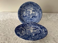 2 Copeland Spode Blue Italian