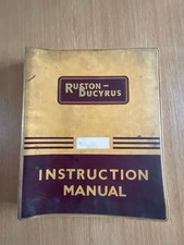 RUSTON BUCYRUS 22RB CRANE INSTRUCTION MANUAL