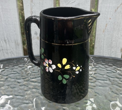 Antique victorian black glazed - antique,