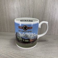 Vintage North Norfolk Railway Mug The Poppy Line Made in England Tea Coffee Cups