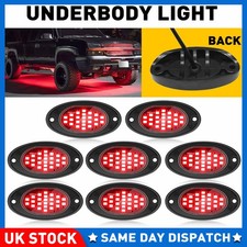 8 Pods Red LED Rock Light For