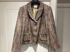 Eastex Ladies Tweed effect jacket, size 18, fawn, Never worn