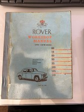 Rover P4 60 75 80 90 95 100 105 110 Factory Workshop Manual Original Box PN 4503