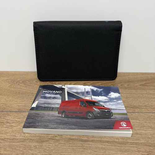 Vauxhall movano handbook - vauxhall,