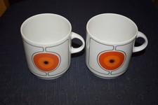 2 x Thomas Germany ECLIPSE Coffee Cup Mid Century Modern