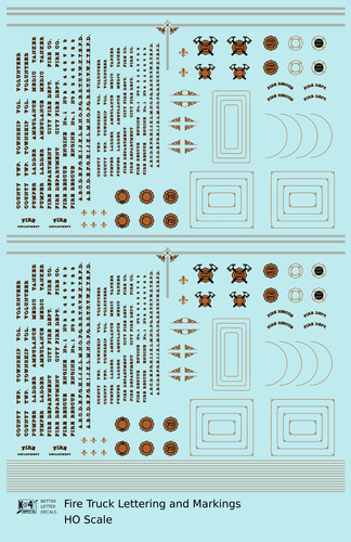 Scale decals fire - k4,