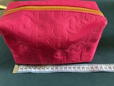 Barbie X Typo Collaboration Make-up Bag Pouch Pencil Case  - Pink Orange