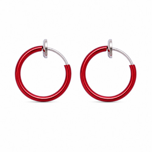 Pair clip circle hoop - pair, loop