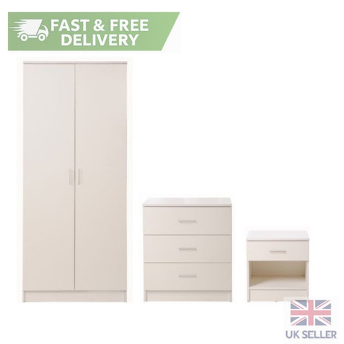 Piece white bedroom set - 3,