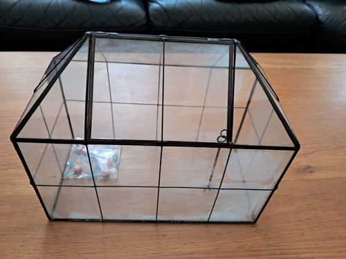 Glass geometric terrarium - geometric,