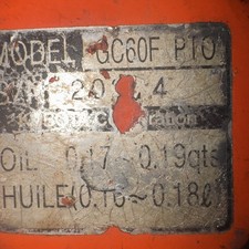Kubota GC60F Pto  Gearbox