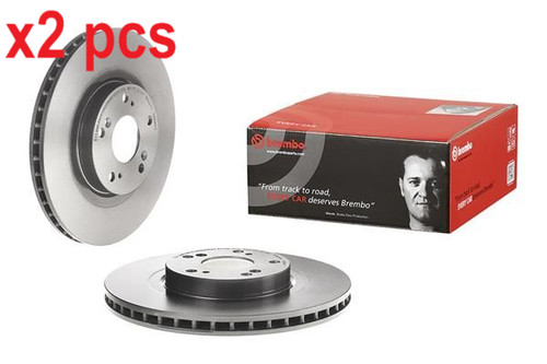 Pcs sides brake disc - x2,