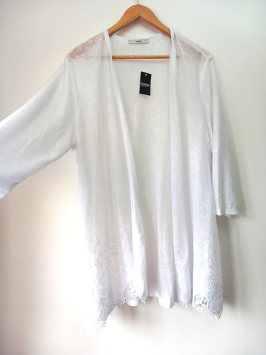 George size white open - 24, 26