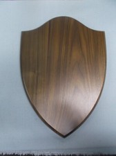 9 1/2 x 13 plaque shield solid