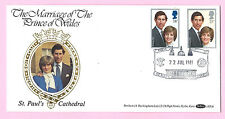1981 BENHAM (SP)6 FDC - ST PAULS CATHEDRAL ROYAL WEDDING -  St PAULS, London EC4