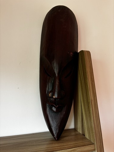Vintage hand carved wooden - hand,