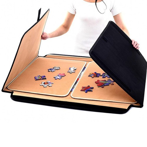 Portable jigsaw puzzle board - puzzle,