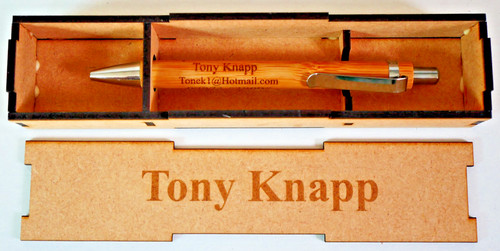 Personalised bamboo ballpoint - bamboo,