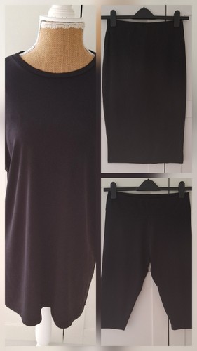 Ladies black top skirt - top,