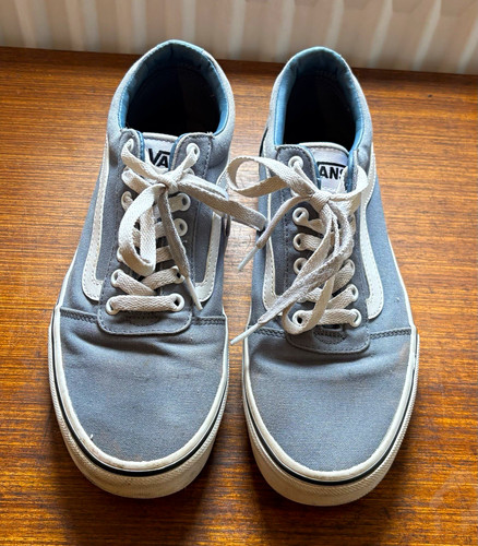 Vans old skool blue canvas - blue,